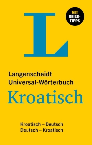 Buchcover und Innenansicht für das Buch: Langenscheidt Universal-Wörterbuch Kroatisch