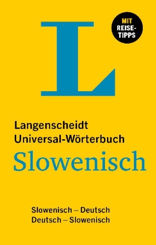 Buchcover und Innenansicht für das Buch: Langenscheidt Universal-Wörterbuch Slowenisch