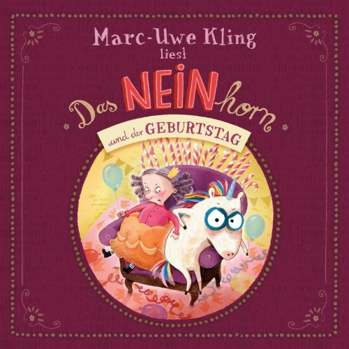 Buchcover und Innenansicht für das Buch: Das NEINhorn und der Geburtstag