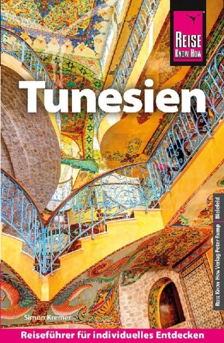 Buchcover und Innenansicht für das Buch: Reise Know-How Reiseführer Tunesien