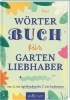 Buchcover und Innenansicht für das Buch: Wörterbuch für Gartenliebhaber