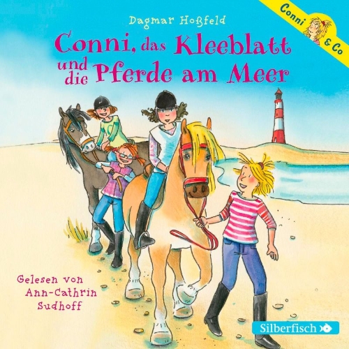Buchcover und Innenansicht für das Buch: Conni & Co 11: Conni, das Kleeblatt und die Pferde am Meer