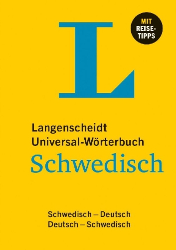 Buchcover und Innenansicht für das Buch: Langenscheidt Universal-Wörterbuch Schwedisch