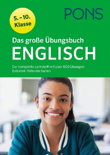 Buchcover und Innenansicht für das Buch: Das große Übungsbuch Englisch 5. - 10. Klasse