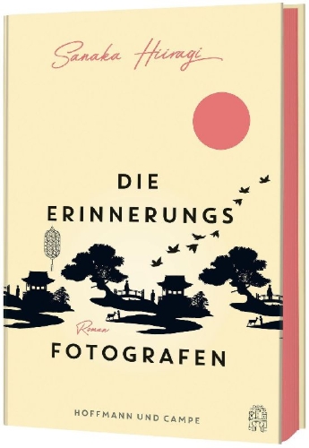 Buchcover und Innenansicht für das Buch: Die Erinnerungsfotografen