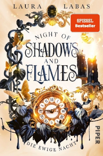 Buchcover und Innenansicht für das Buch: Night of Shadows and Flames - Die Ewige Nacht