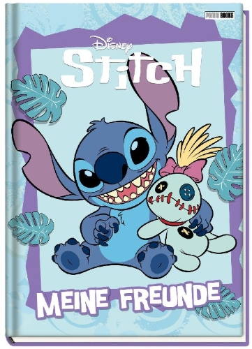 Buchcover und Innenansicht für das Buch: Disney Stitch: Meine Freunde