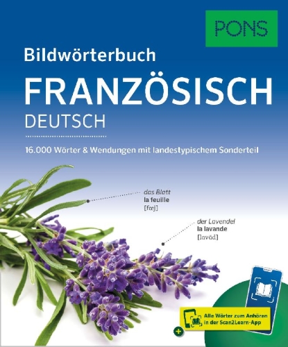 Buchcover und Innenansicht für das Buch: PONS Bildwörterbuch Französisch