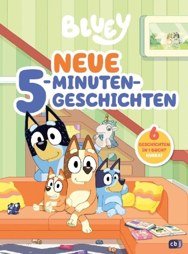 Buchcover und Innenansicht für das Buch: Bluey - More 5-Minute-Stories