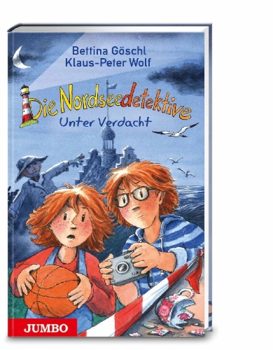 Buchcover und Innenansicht für das Buch: Nordseedetektive 06. Unter Verdacht