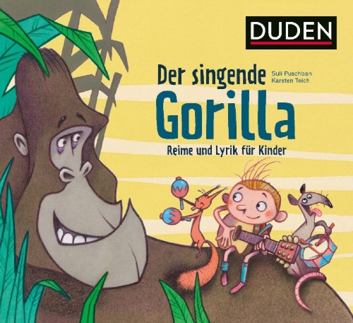 Buchcover und Innenansicht für das Buch: Der singende Gorilla