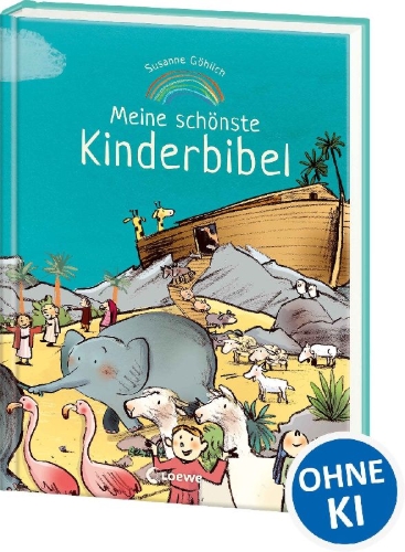 Buchcover und Innenansicht für das Buch: Meine schönste Kinderbibel