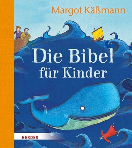 Buchcover und Innenansicht für das Buch: Die Bibel für Kinder erzählt von Margot Käßmann