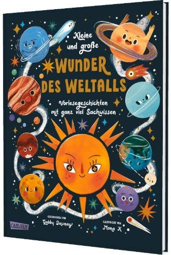 Buchcover und Innenansicht für das Buch: Kleine und große Wunder des Weltalls