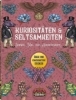Buchcover und Innenansicht für das Buch: Kuriositäten & Seltsamkeiten - Stickerbuch