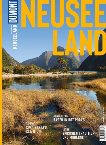 Buchcover und Innenansicht für das Buch: DUMONT Bildatlas Neuseeland