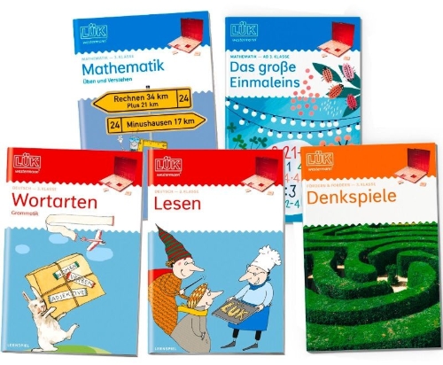Buchcover und Innenansicht für das Buch: LÜK. Das Lernpaket für die 3. Klasse