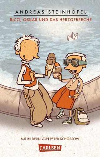 Buchcover und Innenansicht für das Buch: Rico, Oskar und das Herzgebreche (Rico und Oskar 2)