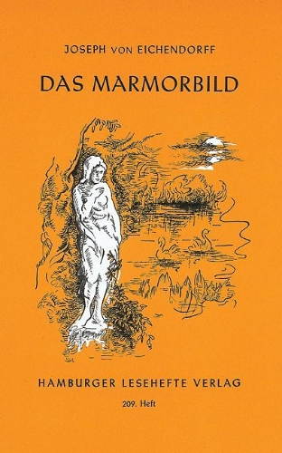 Buchcover und Innenansicht für das Buch: Das Marmorbild