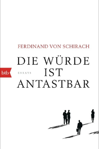 Buchcover und Innenansicht für das Buch: Die Würde ist antastbar