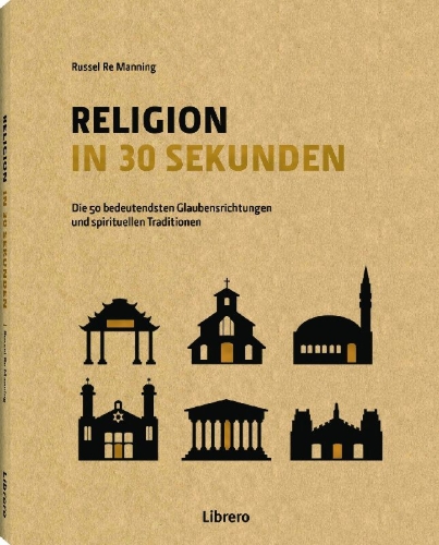 Buchcover und Innenansicht für das Buch: Religion in 30 Sekunden