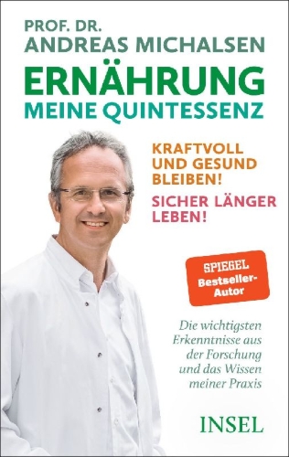 Buchcover und Innenansicht für das Buch: Ernährung. Meine Quintessenz