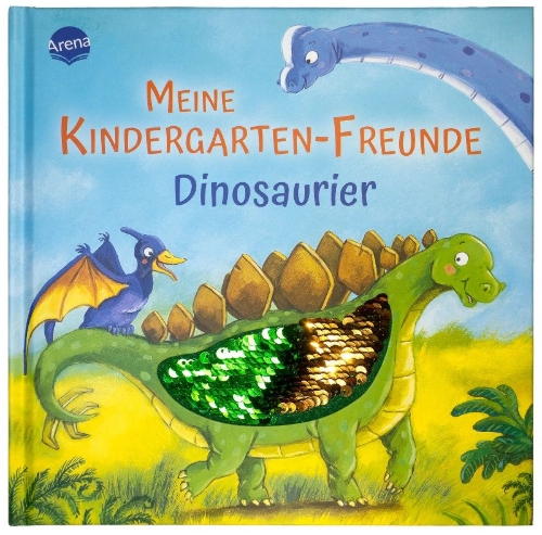 Buchcover und Innenansicht für das Buch: Meine Kindergarten-Freunde. Dinosaurier