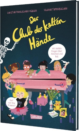 Buchcover und Innenansicht für das Buch: Der Club der kalten Hände