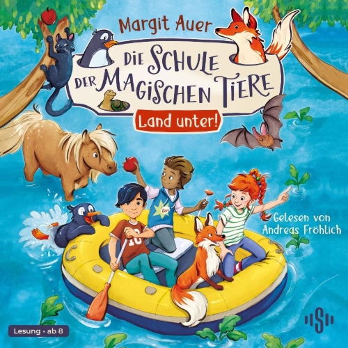Buchcover und Innenansicht für das Buch: Die Schule der magischen Tiere Neuausgabe 16: Land unter!
