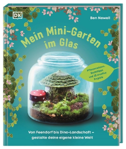 Buchcover und Innenansicht für das Buch: Mein Mini-Garten im Glas