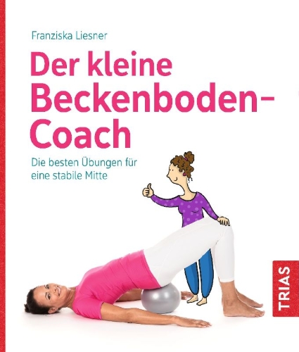 Buchcover und Innenansicht für das Buch: Der kleine Beckenboden-Coach