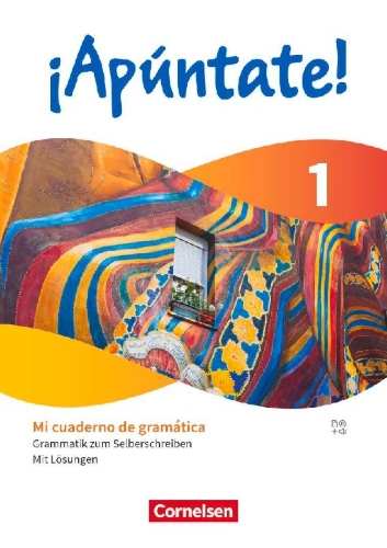 Buchcover und Innenansicht für das Buch: ¡Apúntate! Band 1 - Mi cuaderno de gramática - Grammatik zum Selberschreiben