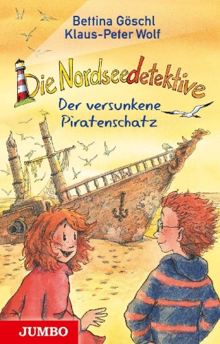 Buchcover und Innenansicht für das Buch: Die Nordseedetektive [5] - Der versunkene Piratenschatz