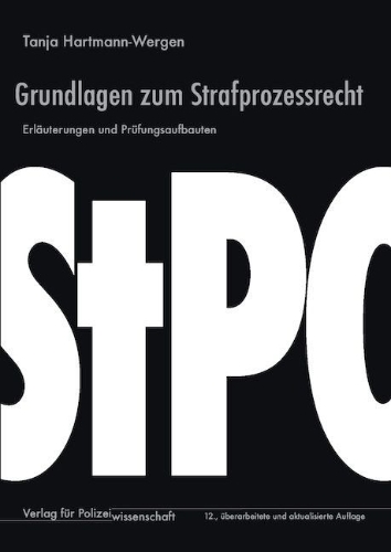Buchcover und Innenansicht für das Buch: Grundlagen zum Strafprozessrecht