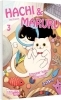 Buchcover und Innenansicht für das Buch: Tsure-neko Maruru to Hachi