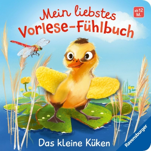 Buchcover und Innenansicht für das Buch: Mein liebstes Vorlese-Fühlbuch - Das kleine Küken