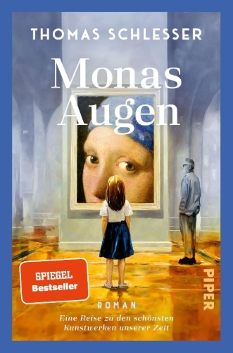 Buchcover und Innenansicht für das Buch: Les yeux de Mona