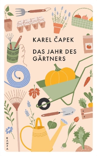 Buchcover und Innenansicht für das Buch: Das Jahr des Gärtners