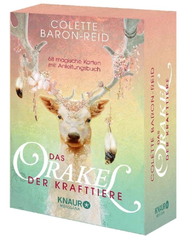 Buchcover und Innenansicht für das Buch: The Spirit Animal Oracle Cards