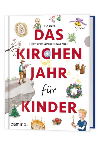 Buchcover und Innenansicht für das Buch: Das Kirchenjahr für Kinder