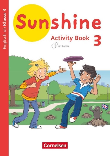 Buchcover und Innenansicht für das Buch: Sunshine 3. Schuljahr. Baden-Württemberg, Hessen, Niedersachsen - Activity Book