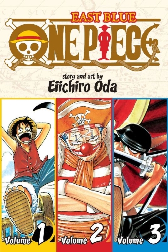 Buchcover und Innenansicht für das Buch: One Piece (Omnibus Edition), Vol. 1