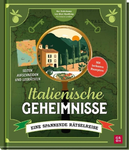 Buchcover und Innenansicht für das Buch: Italienische Geheimnisse