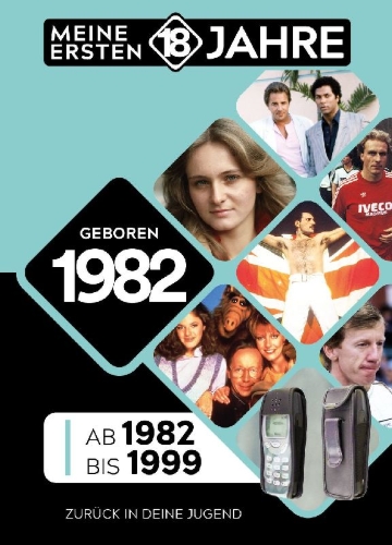 Buchcover und Innenansicht für das Buch: Geboren 1982