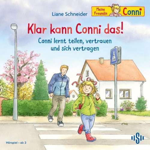 Buchcover und Innenansicht für das Buch: Klar kann Conni das! / Conni lernt teilen, vertrauen und sich vertragen (Meine Freundin Conni - ab 3)
