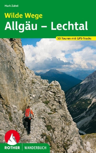 Buchcover und Innenansicht für das Buch: Wilde Wege Allgäu - Lechtal