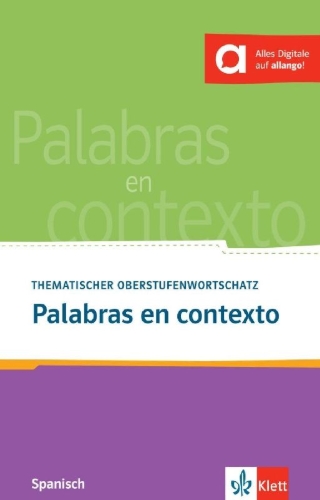 Buchcover und Innenansicht für das Buch: Palabras en contexto