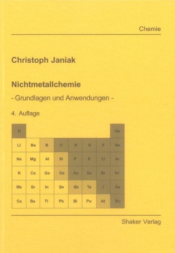 Buchcover und Innenansicht für das Buch: Nichtmetallchemie