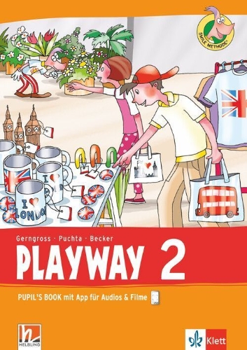 Buchcover und Innenansicht für das Buch: Playway ab Klasse 1. 2.Schuljahr. Pupil's Book mit App für Filme&Audios