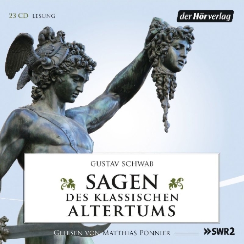 Buchcover und Innenansicht für das Buch: Griechische Schöpfungssagen, die Argonautensage, Auszüge der Heraklessage, die Sagen von Troja, Odysseus und Aeneas